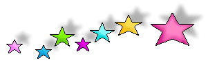 Public Domain Stars   Curved Star Dividers 3