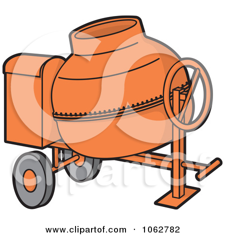 Royalty Free  Rf  Cement Mixer Clipart   Illustrations  1