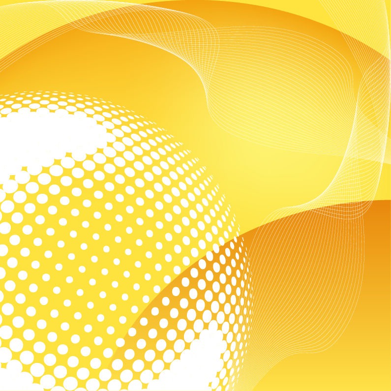 Yellow Abstract Background Vector Free