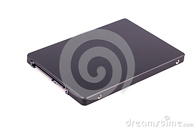 Black Solid State Drive  Ssd  For Your Computer Isolated On A White    
