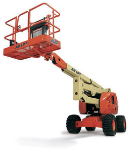 Boom Lift  Aka Cherry Picker   Is A Maneuverable Vertical Boom With