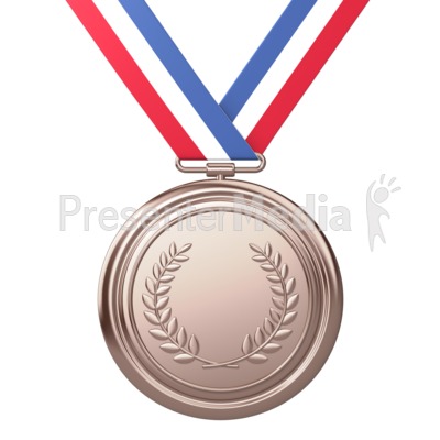 Bronze Medal Award Third Place
