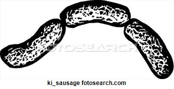 Clipart Of Sausage Ki Sausage   Search Clip Art Illustration Murals