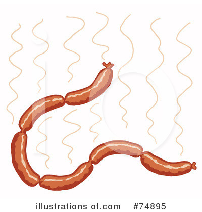 Dog Eating Sausage Clip Art Vector Free For   Rainpow Com