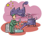 Factory Workers Illustrations And Clip Art  619 Factory Workers