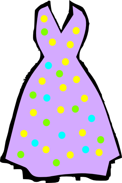 Free Violet Dress Clip Art
