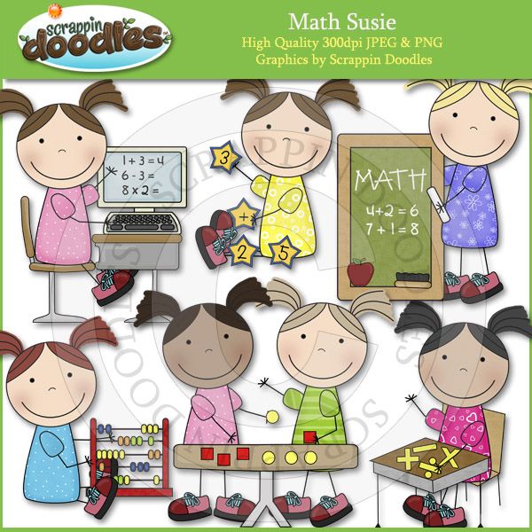 Math Susie Clip Art Download   Teaching   Pinterest