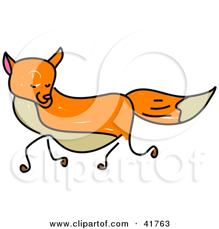 Red Fox Avatar Character   Free Vector Clipart Illustration By 0001167