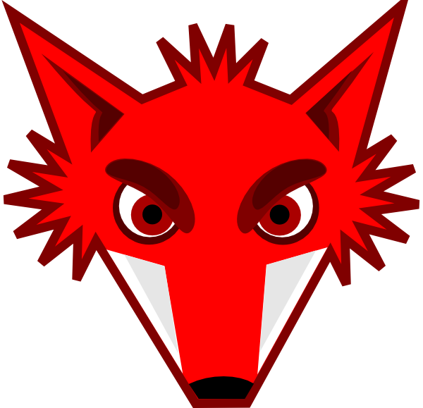 Red Fox Head Clip Art