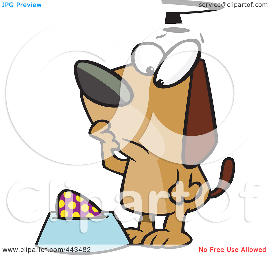 Royalty Free  Rf  Clip Art Illustration Of A Cartoon Confused Dog