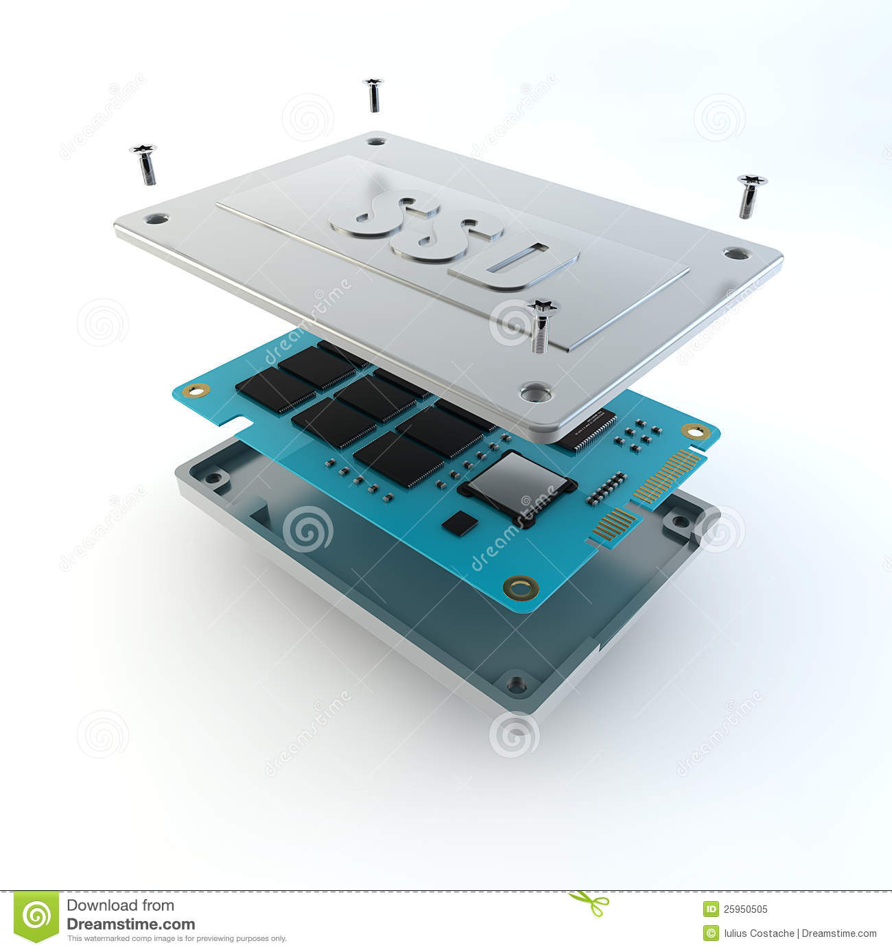 Solid State Drive Royalty Free Stock Photo   Image  25950505