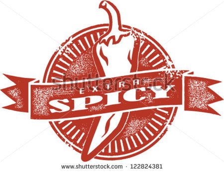 Spicy Food Clipart Extra Spicy Food Menu Stamp