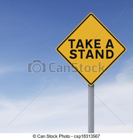 Take A Stand    Csp18313567   Search Clip Art Drawings Illustrations