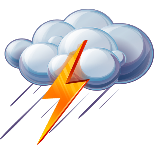 Thunder Icon   Large Weather Iconset   Aha Soft Team