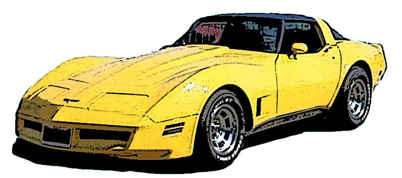 2008 Corvette Clip Art