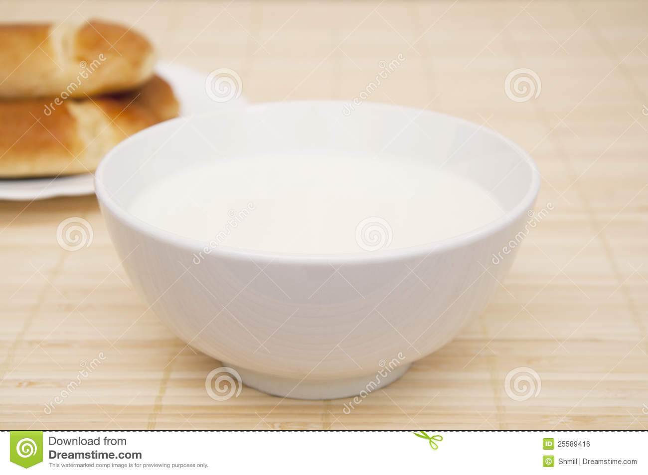 Bowl Of Milk  Royalty Free Stock Image   Image  25589416