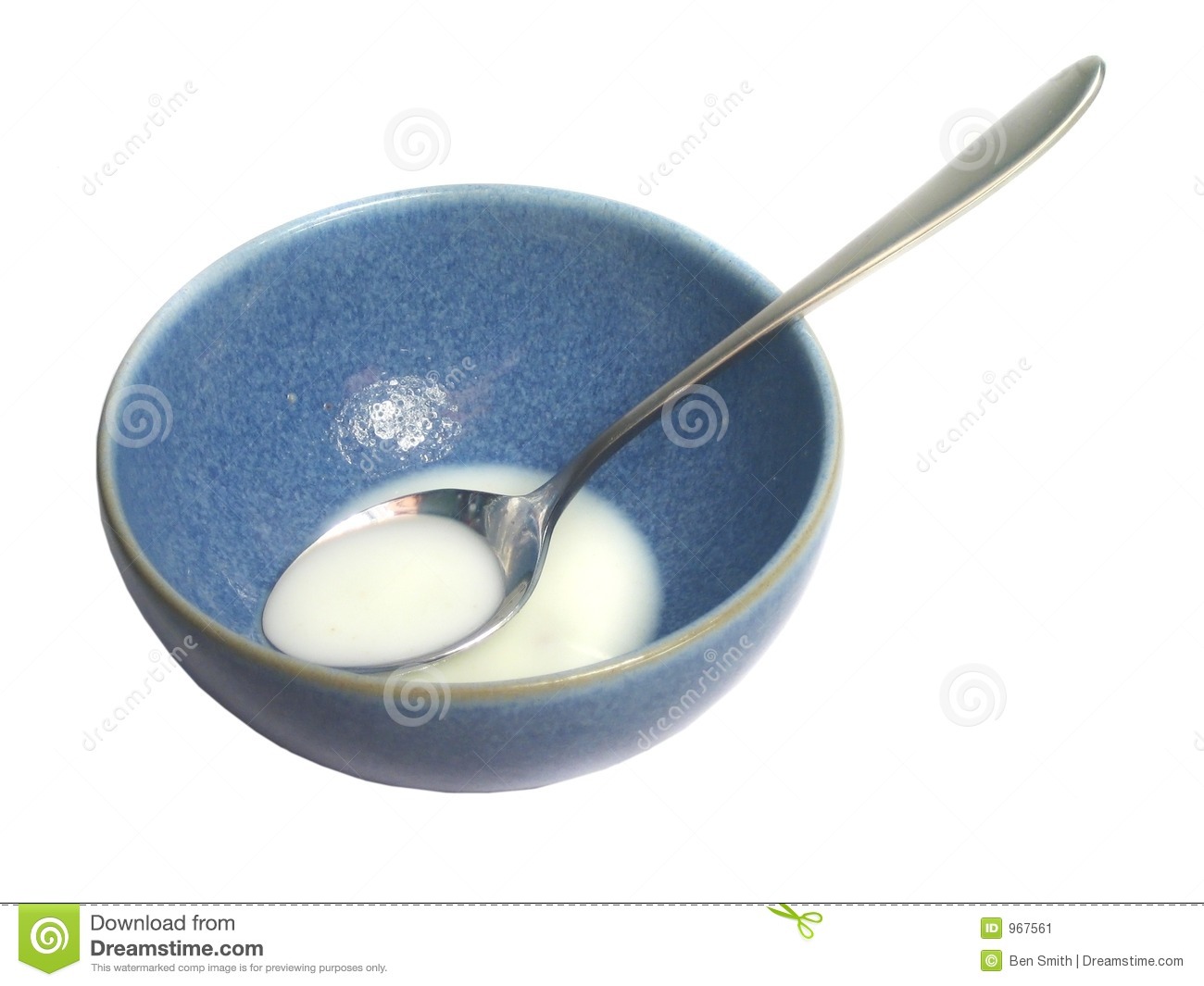 Bowl Of Milk Stock Image   Image  967561