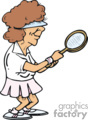     Cartoon Funny Cartoons Tennis Lady Sports019 C Ss Clip Art Sports