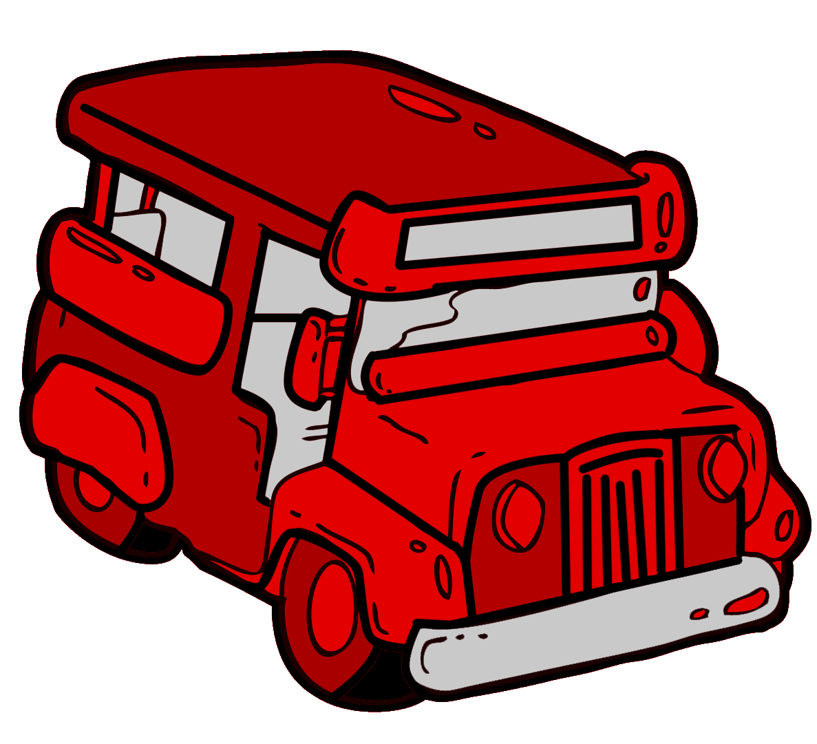 Cartoon Jeep Clipart