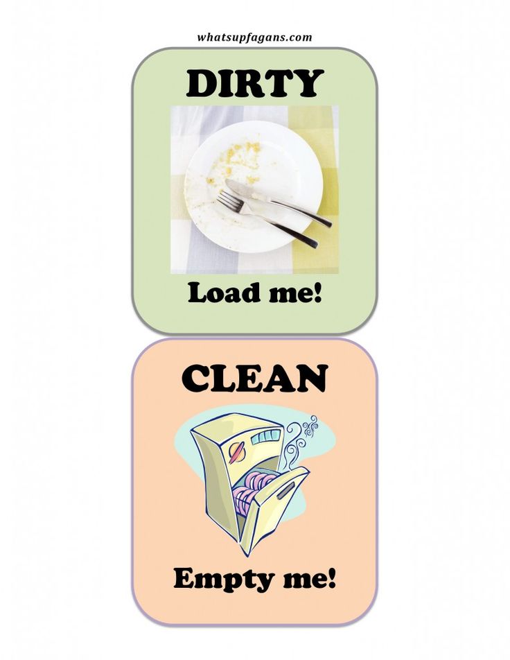 Clean And Dirty Dishwasher Sign   Free Printable  Love That It Has