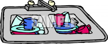 Dirty Dishes Sink Clip Art Images   Pictures   Becuo