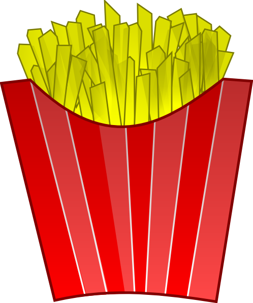 French Fries Clip Art At Clker Com   Vector Clip Art Online Royalty