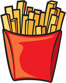 French Fries Clip Art   Royalty Free   Gograph