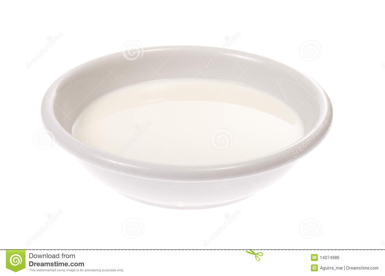 Milk Bowl Royalty Free Stock Image   Image  14074986