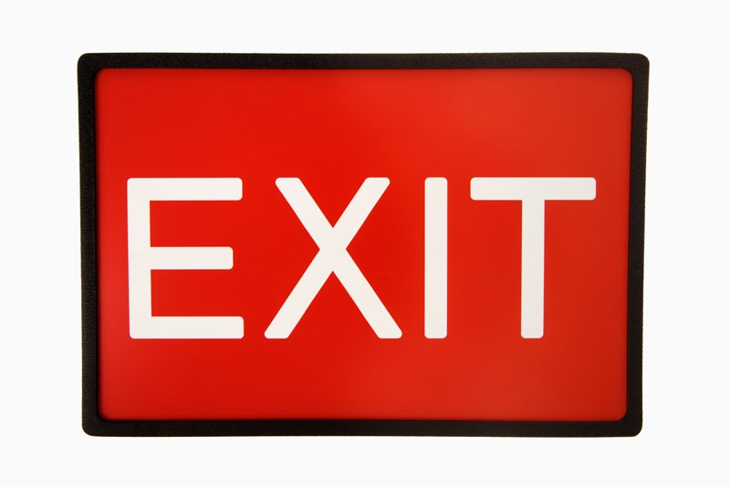 No Exit Sign Clip Art