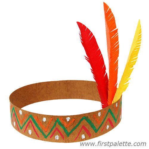 Once The Glue Dries You Can Try On Your Native American Headband
