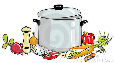 Pot Of Soup Royalty Free Stock Image   Image  19735366
