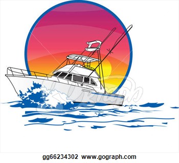 Sportfisher Boat Amigo  Stock Art Illustrations Gg66234302