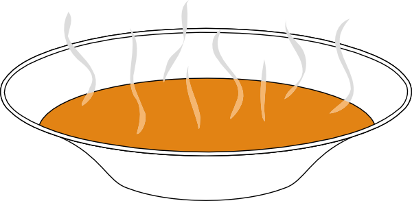 Steaming Pumpkin Soup Clip Art At Clker Com   Vector Clip Art