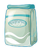Sugar Bag Stock Illustrations