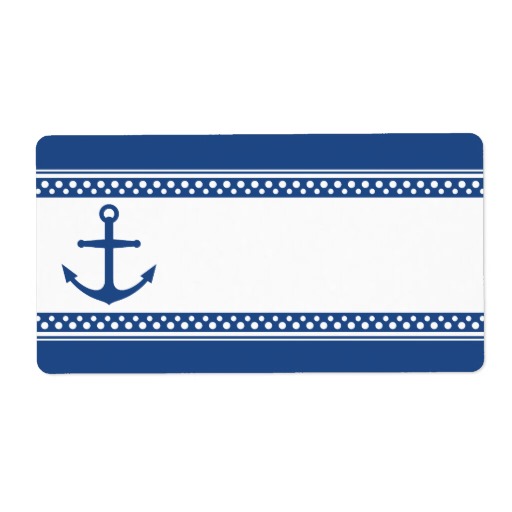 Anchor Border Nautical Anchor With Dark Blue