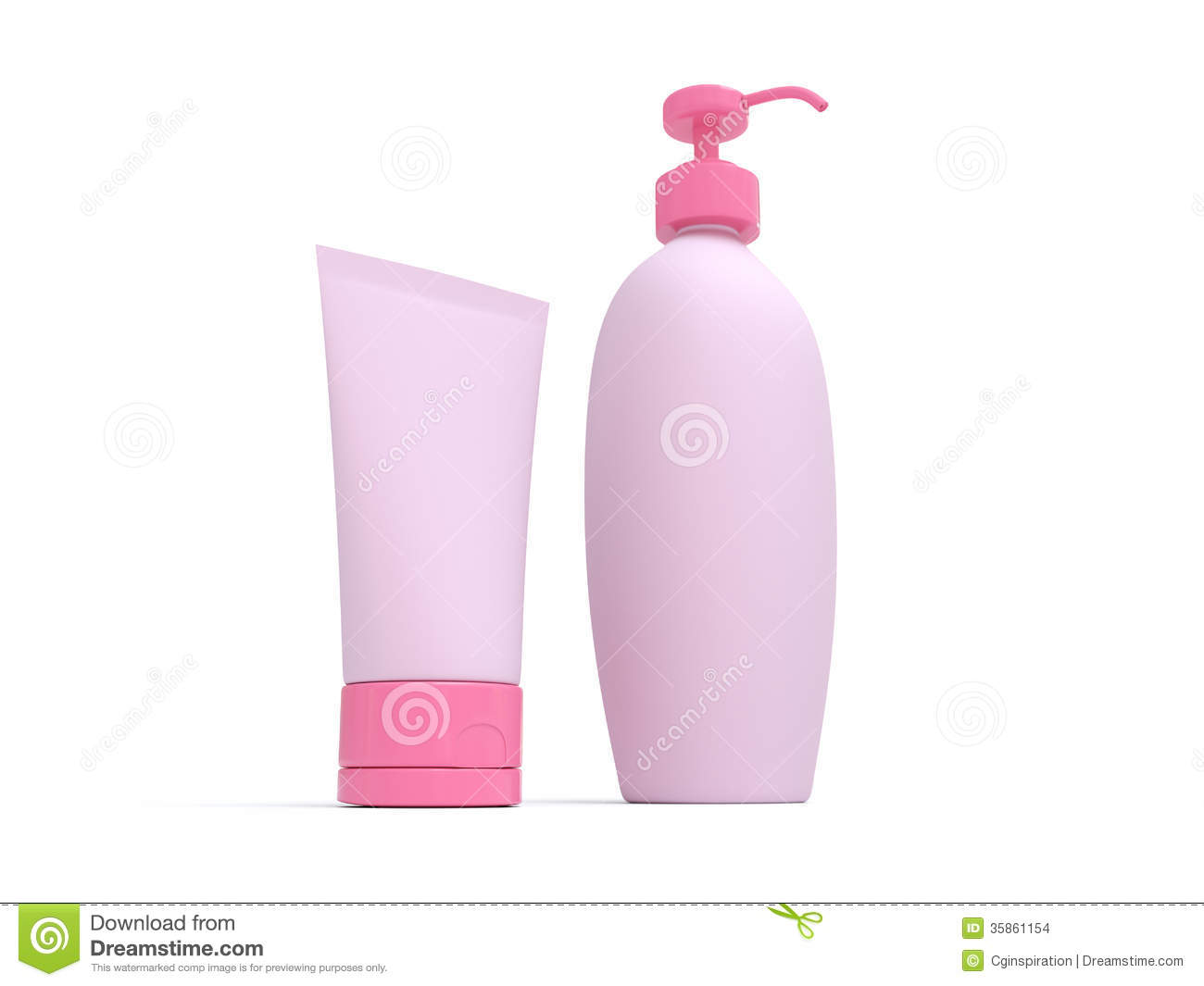 Baby Shampoo Clipart 3d Clip Art Of Pink Lotion
