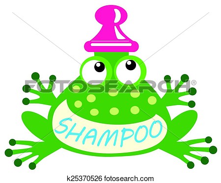 Clip Art   Shampoo Frog  Fotosearch   Search Clipart Illustration