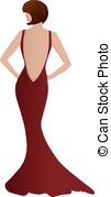 Evening Gown Stock Illustration Images  846 Evening Gown Illustrations