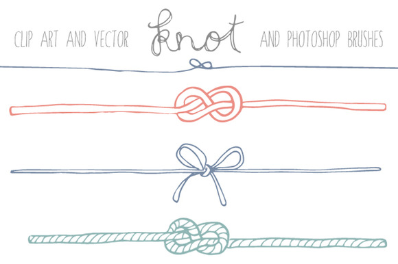 Handdrawn Knot Clip Art   Illustrations On Creative Market