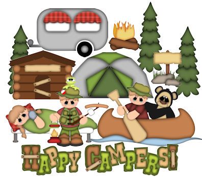 Happy Campers   Punch Art   Paper Piecing Patterns   Pinterest