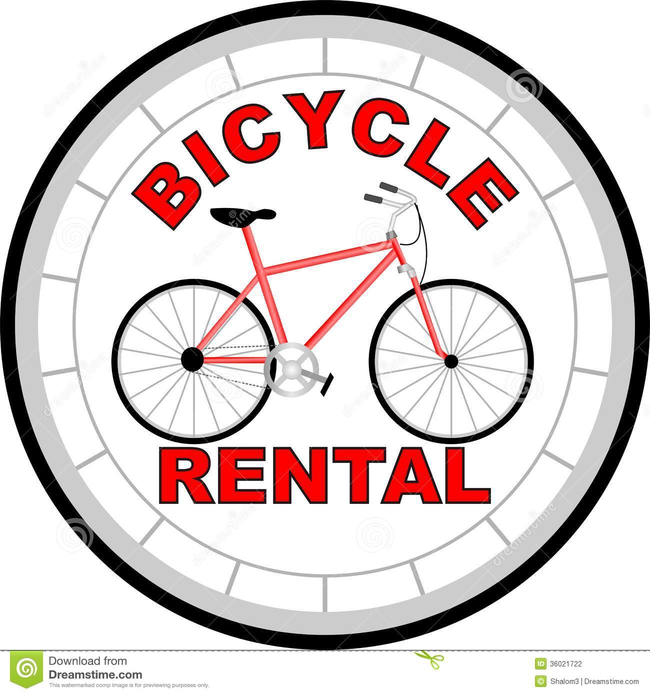 Logo Bicycle Rental Stock Photography   Image  36021722
