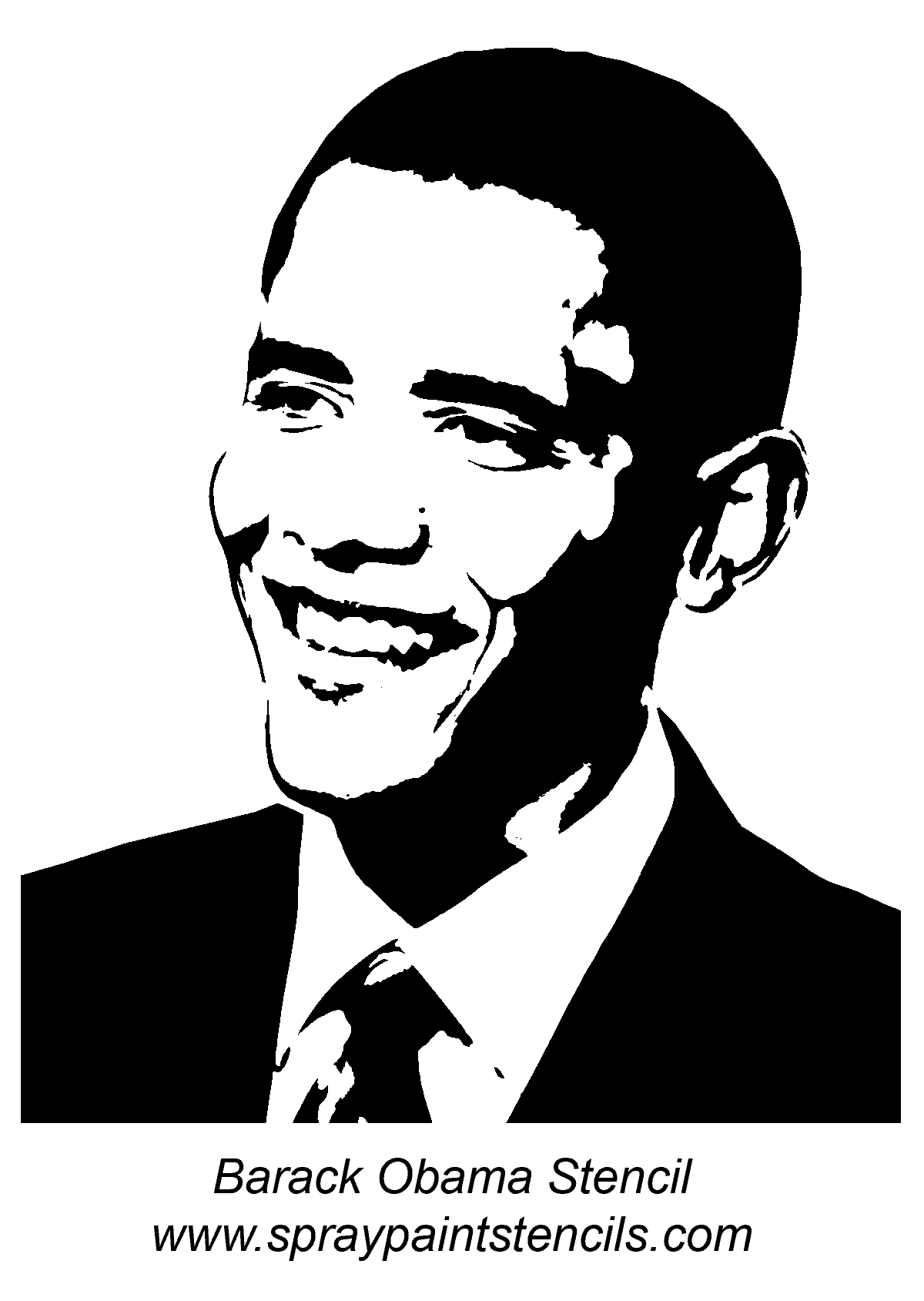 Obama Stencil Printable Urbanoutfitters Com Obama Stencil