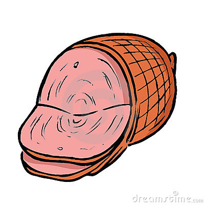 Sliced Ham Royalty Free Stock Photography   Image  9750007