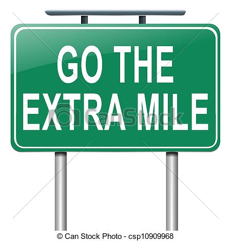 Stock Photo   Go The Extra Mile    Stock Image Images Royalty Free    