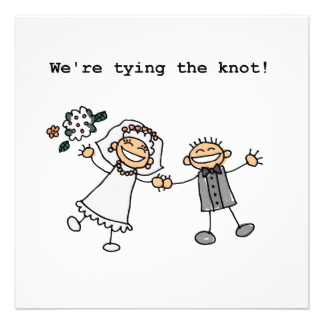 We Re Tying The Knot Invitations 83 We Re Tying The Knot    