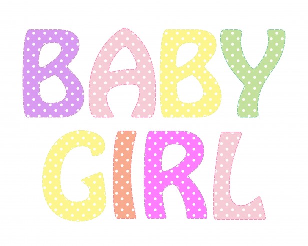Baby Girl Text Clipart Free Stock Photo   Public Domain Pictures
