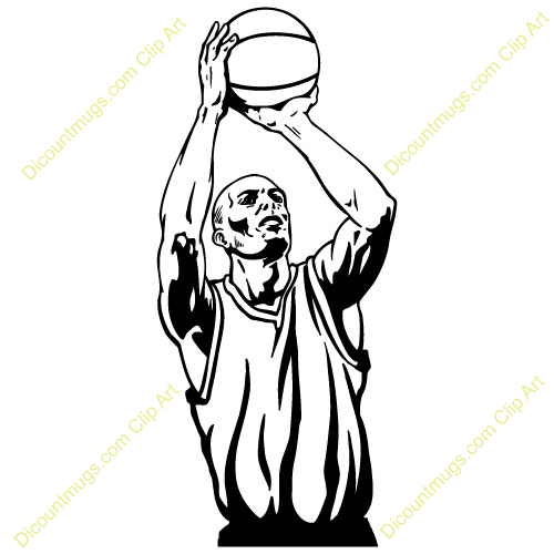 Basketball Player Shooting Clipart Basketball Player Shooting