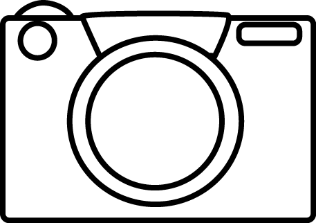 Black And White Camera Clip Art   Black And White Manual Camera With A    