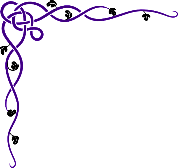 Corner Purple Clip Art At Clker Com   Vector Clip Art Online Royalty