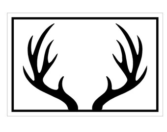 Elk Antlers Clip Art 27996   Movdata